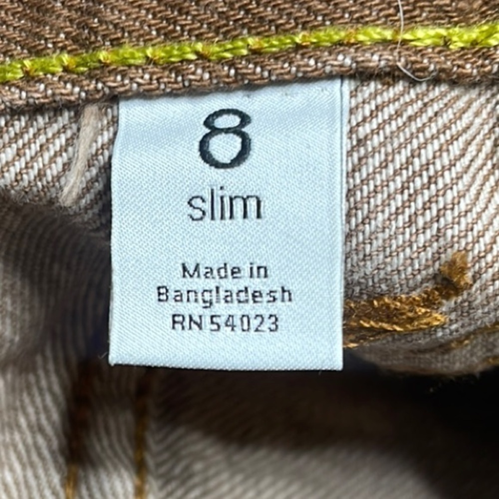 GAP Kids Brown Straight-Leg 5 Pocket Jeans - Picture 3 of 8